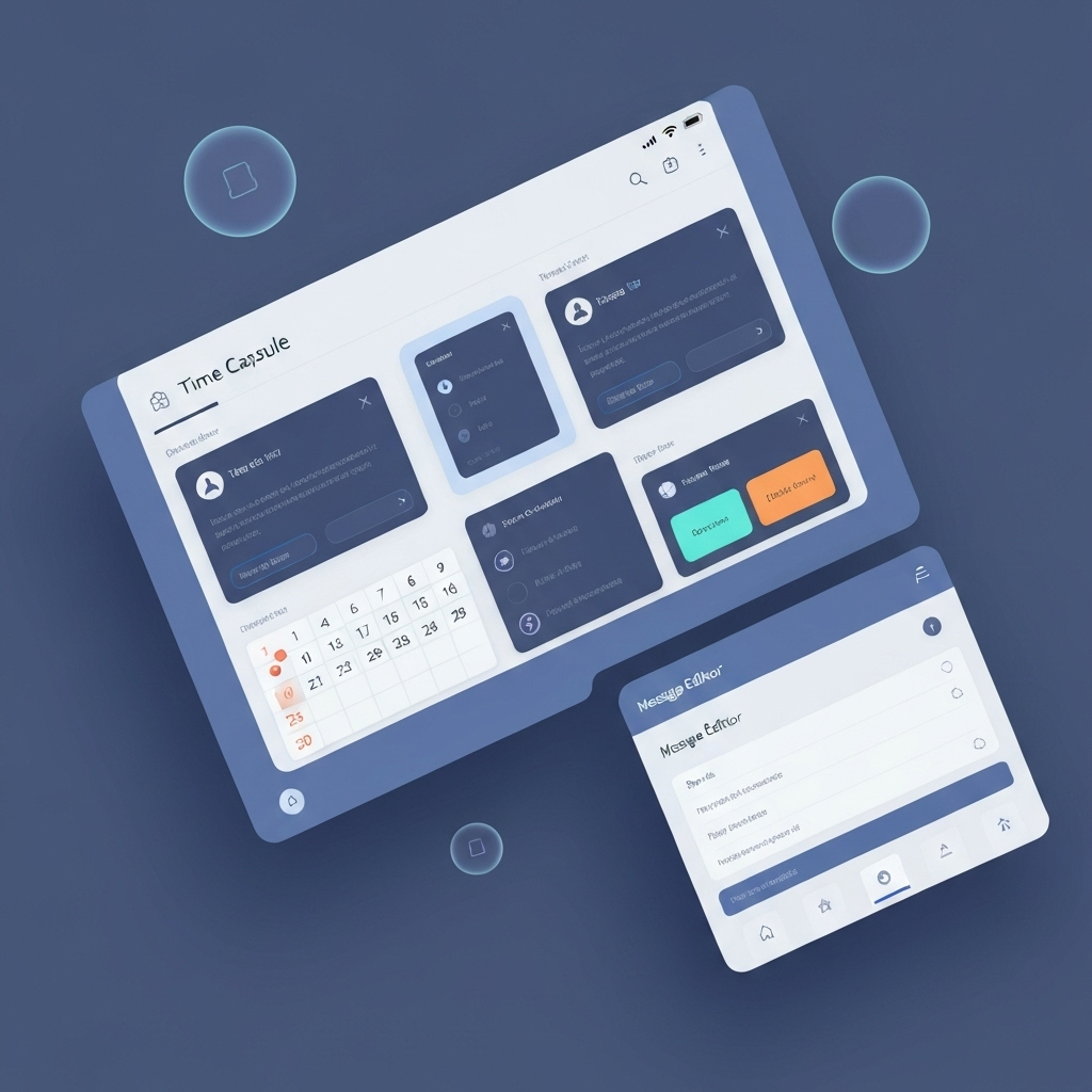 TimeCapsule dashboard interface
